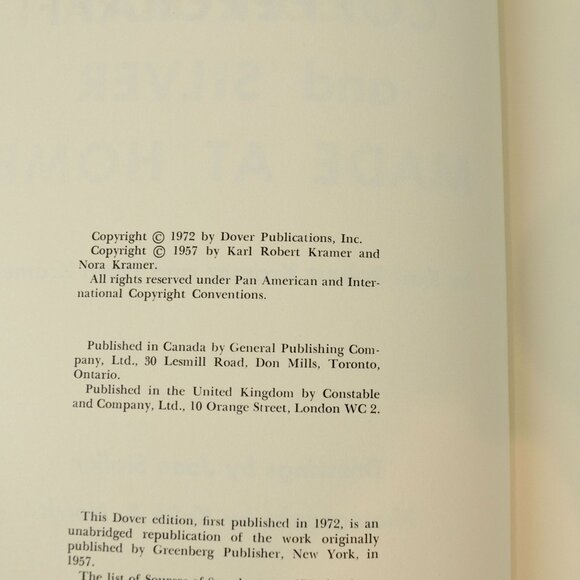 Coppercraft and Silver Made at Home Book Vintage 1972 - Picture 6 of 8